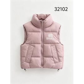 Фотография Жилетка детская на девочку 32102 pink р.110-150 "Flong" недорого оптом от прямого поставщика