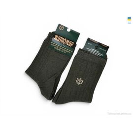 Шкарпетки для чоловіків Весна/осінь N072 khaki (12 шт. р.сітка42-45) "ГС Шкарпетки" недорого оптом від прямого постачальника