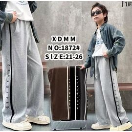 Штани дитячі спортивні на хлопчика 1872 grey р.21-26 "Farbique" недорого оптом від прямого постачальника