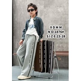 Штани дитячі спортивні на хлопчика 1876 l.grey р.25-30 "Farbique" недорого оптом від прямого постачальника