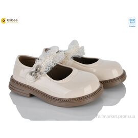 Туфлі дитячі зручні Весна/осінь DA811-2 beige (6 пар р.23-27) "Clibee" недорого оптом від прямого постачальника