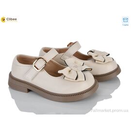 Туфлі дитячі зручні Весна/осінь DB804-2 beige (6 пар р.26-31) "Clibee" недорого оптом від прямого постачальника