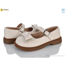 Туфлі дитячі зручні Весна/осінь DC819-2 beige (6 пар р.31-36) "Clibee" недорого оптом від прямого постачальника