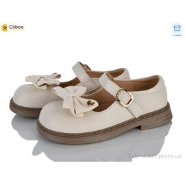 Туфлі дитячі зручні Весна/осінь DC816-3 beige (6 пар р.32-37) "Clibee" недорого оптом від прямого постачальника