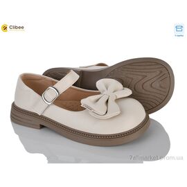 Туфлі дитячі зручні Весна/осінь DC815-3 beige (6 пар р.32-37) "Clibee" недорого оптом від прямого постачальника