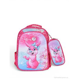 Портфель дитячий S5-22 pink 40*30*13 см, "Red Hat" недорого оптом від прямого постачальника