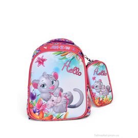 Портфель дитячий S5-25 pink 40*30*13 см, "Red Hat" недорого оптом від прямого постачальника