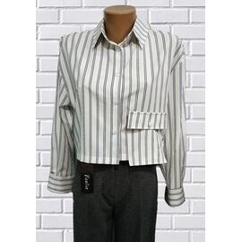 Фотография Рубашка женская 5132 milk р.S-L "H&S" недорого оптом от прямого поставщика