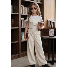 Фотография Костюм детский на девочку 66161 beige р.110-160 "Delfinka" недорого оптом от прямого поставщика