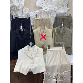 Костюм дитячий на дівчинку 88022 khaki р.120-160 "Delfinka" недорого оптом від прямого постачальника