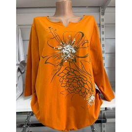 Светр жіночий 6356 orange р.42-52 "P.HEY" недорого оптом від прямого постачальника