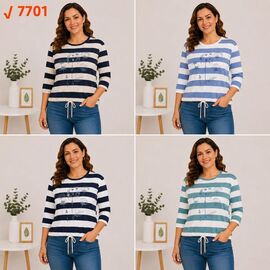 Светр жіночий 7701 mint р.2XL-5XL "P.HEY" недорого оптом від прямого постачальника