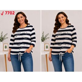 Светр жіночий 7702 beige р.2XL-5XL "P.HEY" недорого оптом від прямого постачальника