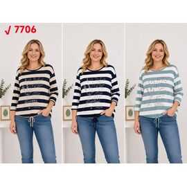 Светр жіночий 7706 mint р.2XL-5XL "P.HEY" недорого оптом від прямого постачальника