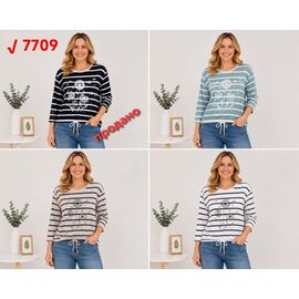 Светр жіночий 7709 white р.2XL-5XL "P.HEY" недорого оптом від прямого постачальника