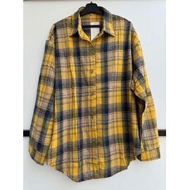 Сорочка жіноча 7771 yellow р.3XL-6XL "P.HEY" недорого оптом від прямого постачальника