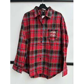 Сорочка жіноча 9932 red р.XL-4XL "P.HEY" недорого оптом від прямого постачальника