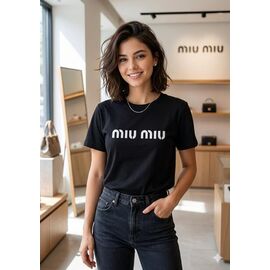 Фотография Футболка женская NW141 black р.L-XL "Newe" недорого оптом от прямого поставщика