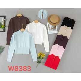 Кофта жіноча W8383 mix р.46-50 "FLORA" недорого оптом від прямого постачальника