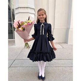 Сукня дитяча на дівчинку 1335-1523 navy р.128-152 "Alisa Brand" недорого оптом від прямого постачальника