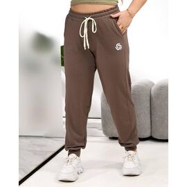 Штани спортивні жіночі 955 brown р.50-64 "Alisa Brand" недорого оптом від прямого постачальника