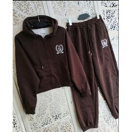 Фотография Костюм спортивный женский тёплый LR1691 brown р.XL "Lora" недорого оптом от прямого поставщика
