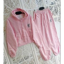 Фотография Костюм спортивный женский тёплый LR1693 pink р.XL "Lora" недорого оптом от прямого поставщика