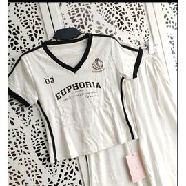 Фотография Костюм женский LR1699 white р.M-XL "Lora" недорого оптом от прямого поставщика