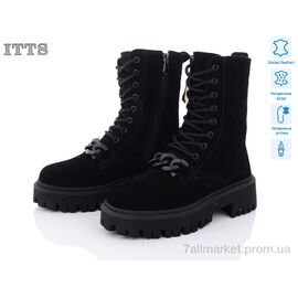 Черевики жіночі стильні Зима DW1018-1 (6 пар р.36-41) "ITTS" недорого оптом від прямого постачальника