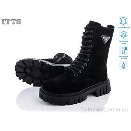 Черевики жіночі стильні Зима DW5014-1 (6 пар р.36-41) "ITTS" недорого оптом від прямого постачальника