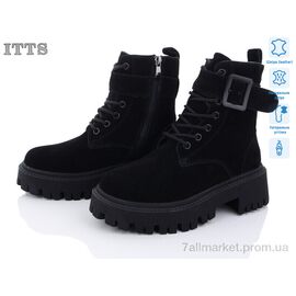 Черевики жіночі стильні Зима DW1020-1 (6 пар р.36-41) "ITTS" недорого оптом від прямого постачальника