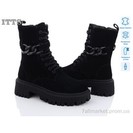Черевики жіночі стильні Зима DW1019-1 (6 пар р.36-41) "ITTS" недорого оптом від прямого постачальника
