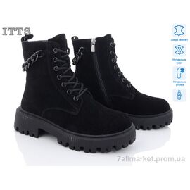 Черевики жіночі стильні Зима DW3517-1 (6 пар р.36-41) "ITTS" недорого оптом від прямого постачальника
