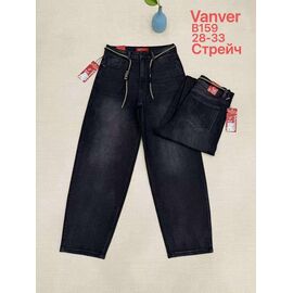 Фотография Джинсы женские B159 black р.28-33 "Vanver" недорого оптом от прямого поставщика