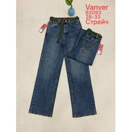 Фотография Джинсы женские B2093 blue р.28-33 "Vanver" недорого оптом от прямого поставщика