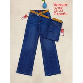 Фотография Джинсы женские B2108 navy р.28-33 "Vanver" недорого оптом от прямого поставщика