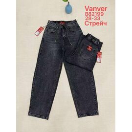 Фотография Джинсы женские B82199 d.grey р.28-33 "Vanver" недорого оптом от прямого поставщика