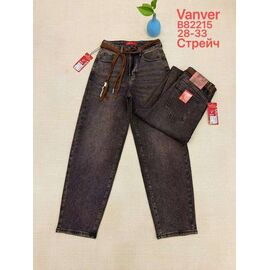 Фотография Джинсы женские B82215 brown р.28-33 "Vanver" недорого оптом от прямого поставщика