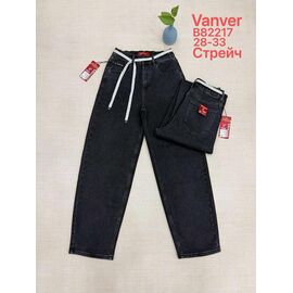 Фотография Джинсы женские B82217 navy р.28-33 "Vanver" недорого оптом от прямого поставщика