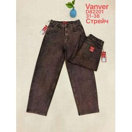 Фотография Джинсы женские D82201 brown р.31-38 "Vanver" недорого оптом от прямого поставщика