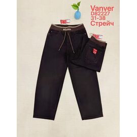 Фотография Джинсы женские D82227 chocolate р.31-38 "Vanver" недорого оптом от прямого поставщика