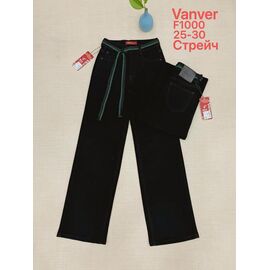Фотография Джинсы женские F1000 black р.25-30 "Vanver" недорого оптом от прямого поставщика