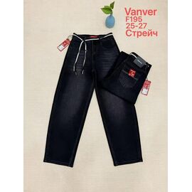 Фотография Джинсы женские F195 black р.25-27 "Vanver" недорого оптом от прямого поставщика