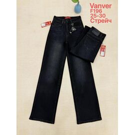Фотография Джинсы женские F196 black р.25-30 "Vanver" недорого оптом от прямого поставщика