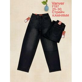 Фотография Джинсы женские F197 navy р.25-30 "Vanver" недорого оптом от прямого поставщика