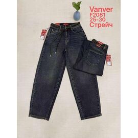 Фотография Джинсы женские F2081 navy р.25-30 "Vanver" недорого оптом от прямого поставщика