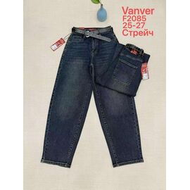 Фотография Джинсы женские F2085 navy р.25-27 "Vanver" недорого оптом от прямого поставщика