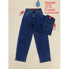 Фотография Джинсы женские F2087 navy р.25-30 "Vanver" недорого оптом от прямого поставщика