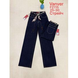 Фотография Джинсы женские F2115 navy р.25-30 "Vanver" недорого оптом от прямого поставщика