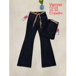 Фотография Джинсы женские F2128 navy р.25-30 "Vanver" недорого оптом от прямого поставщика